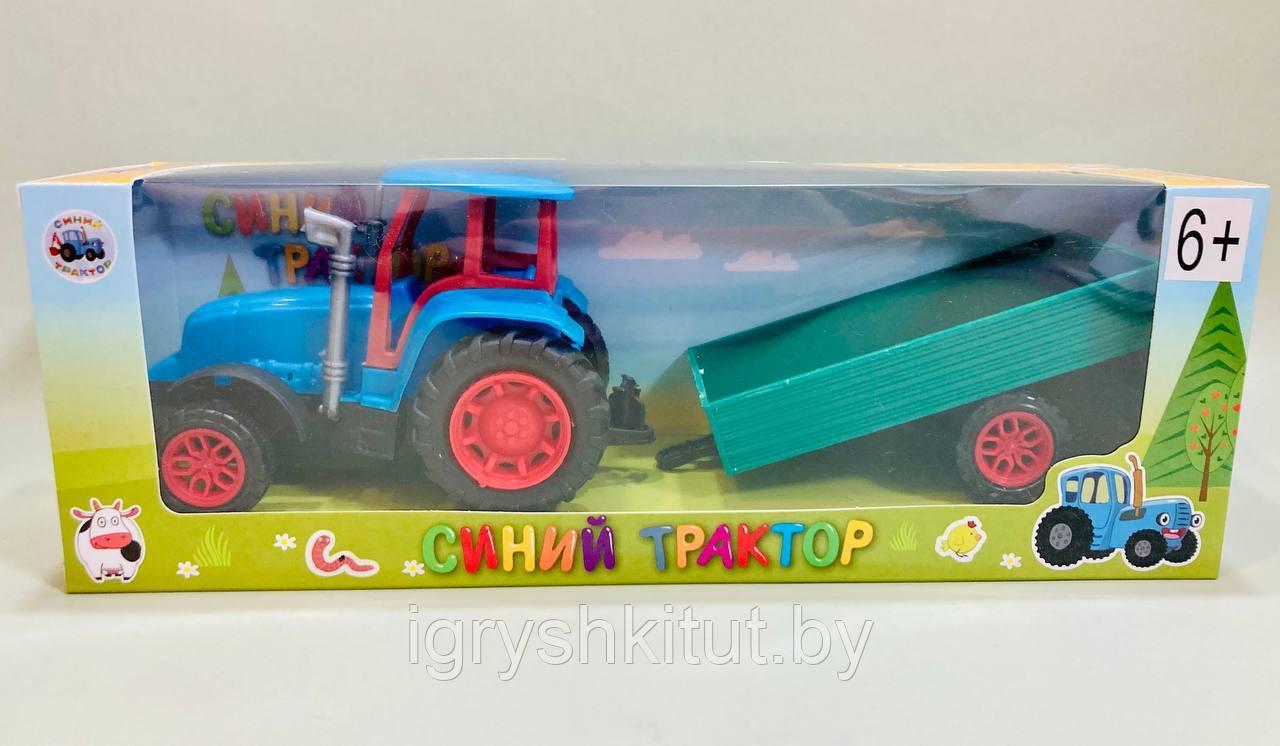 Игрушка Синий трактор из м/ф "Едет трактор" с прицепом, арт.BT221395(0488-3Q) - фото 3 - id-p194971280