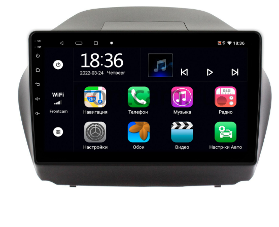 Штатная магнитола OEM  для Hyundai ix35 2010-2015 2/32 Android 10 CarPlay (для авто без камеры)