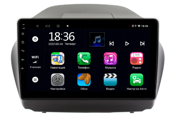 Штатная магнитола OEM для Hyundai ix35 2010-2015 2/32 Android 10 CarPlay (для авто без камеры) - фото 1 - id-p93085932