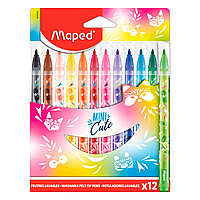 Фломастеры Maped "Mini Cute", 12 шт, -30%