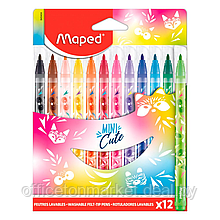 Фломастеры Maped "Mini Cute", 12 шт, -30%