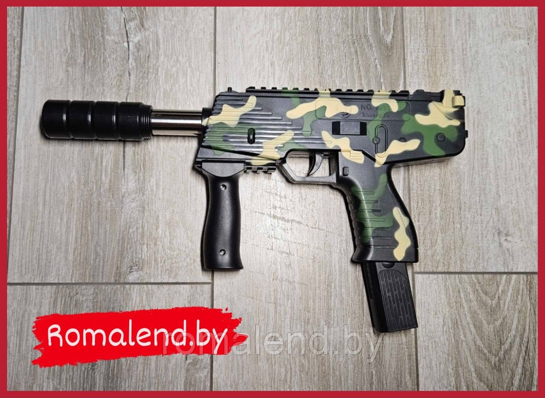Детский пневматический пистолет-пулемет УЗИ - фото 1 - id-p220576165