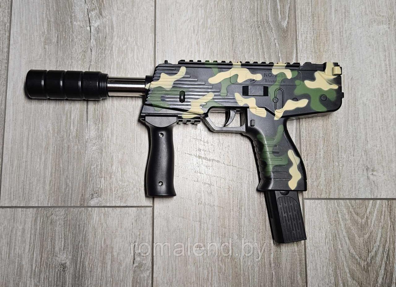 Детский пневматический пистолет-пулемет УЗИ - фото 3 - id-p220576165