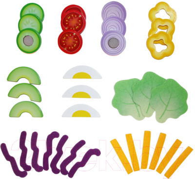Набор игрушечной посуды Hape Овощной салат / E3174_HP - фото 2 - id-p220553982