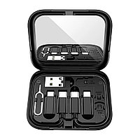 Зарядный Travel kit - подставка Hoco U114 черный