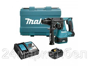 Аккум. перфоратор MAKITA DHR 242 RT в кейсе (18.0 В, Li-Ion, 2.0 Дж, вес 3.3 кг,) DHR242RT