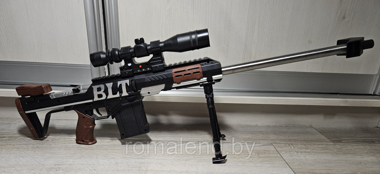 Детская пневматическая снайперская винтовка Барретт (Barrett) BLT - фото 3 - id-p220590766