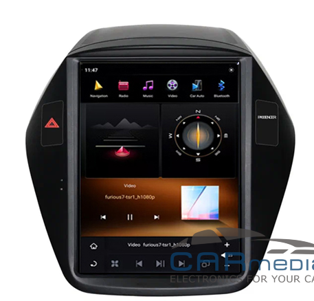 Штатная магнитола в стиле Tesla Hyundai ix35, Tucson 2013+ Android 11 8/128gb - фото 1 - id-p93086539