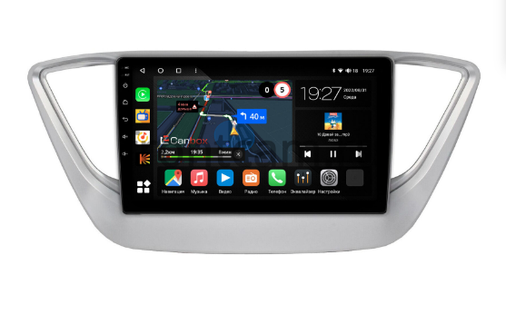 Штатная магнитола Hyundai Solaris II 2020-2022 (для авто без экраном)на Android 10 (4G-SIM, 2/32, TS18, DSP - фото 1 - id-p220590919