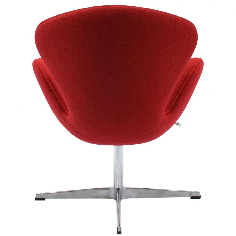 Кресло SWAN CHAIR красный кашемир - фото 4 - id-p220591037