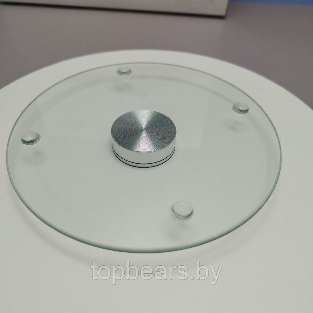 Подставка для торта / Поворотный стол для кондитера на стеклянном крутящемся диске, 25 см., Plateau tournant - фото 6 - id-p220591230