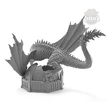 Дракон / Dragon (75 мм) Коллекционная миниатюра Zabavka, фото 3