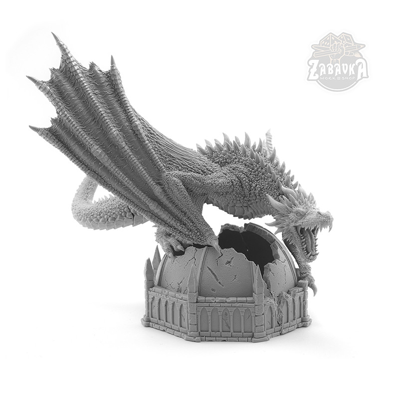 Дракон / Dragon (75 мм) Коллекционная миниатюра Zabavka - фото 6 - id-p220591363