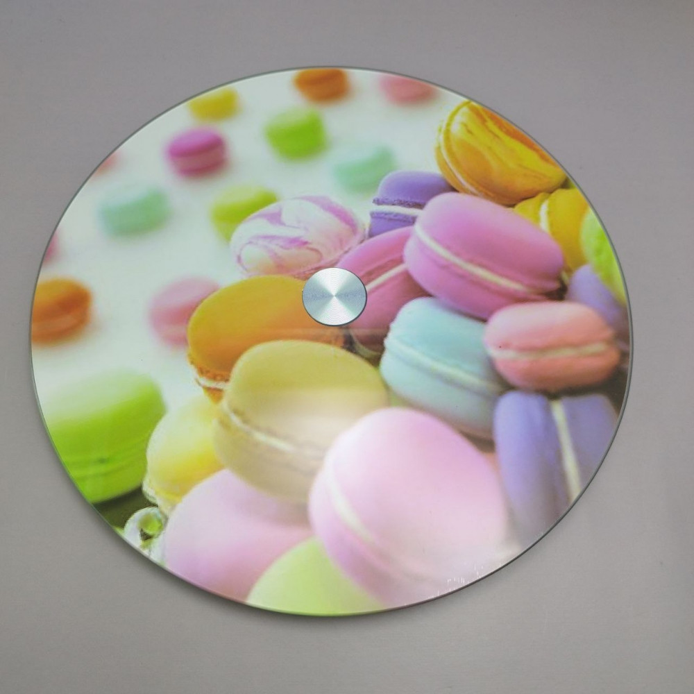 Подставка для торта / Поворотный стол для кондитера на стеклянном крутящемся диске, 35 см., Plateau tournant - фото 2 - id-p220591630