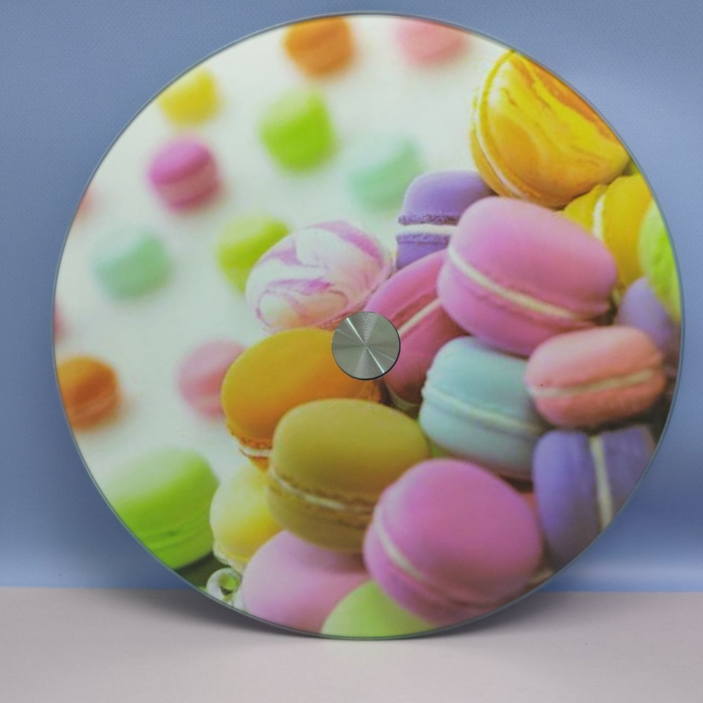 Подставка для торта / Поворотный стол для кондитера на стеклянном крутящемся диске, 35 см., Plateau tournant - фото 4 - id-p220591630