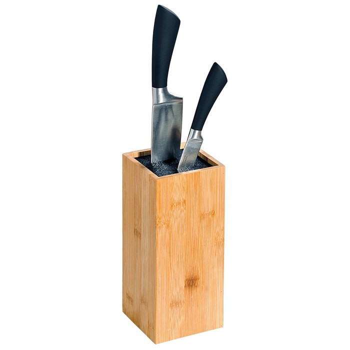 Блок для ножей 10×10×23 см, дерево - фото 1 - id-p220592041