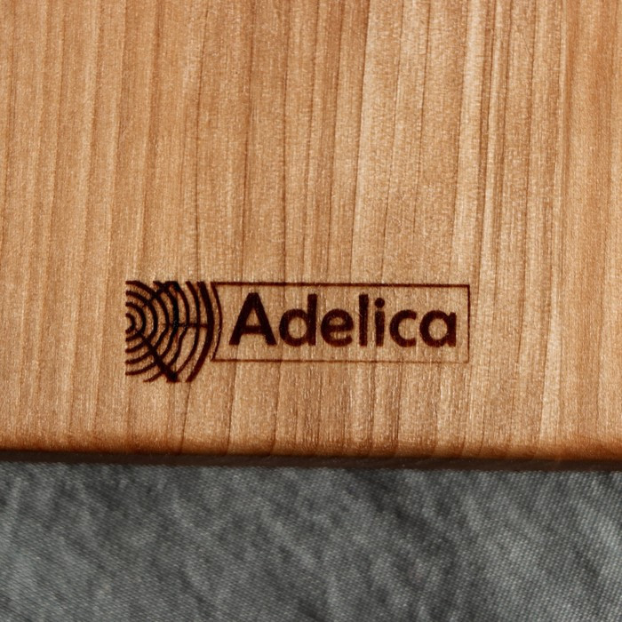 Доска разделочная для подачи и сервировки с менажницей Adelica, 28×10×1,8 см, берёза - фото 6 - id-p220592072