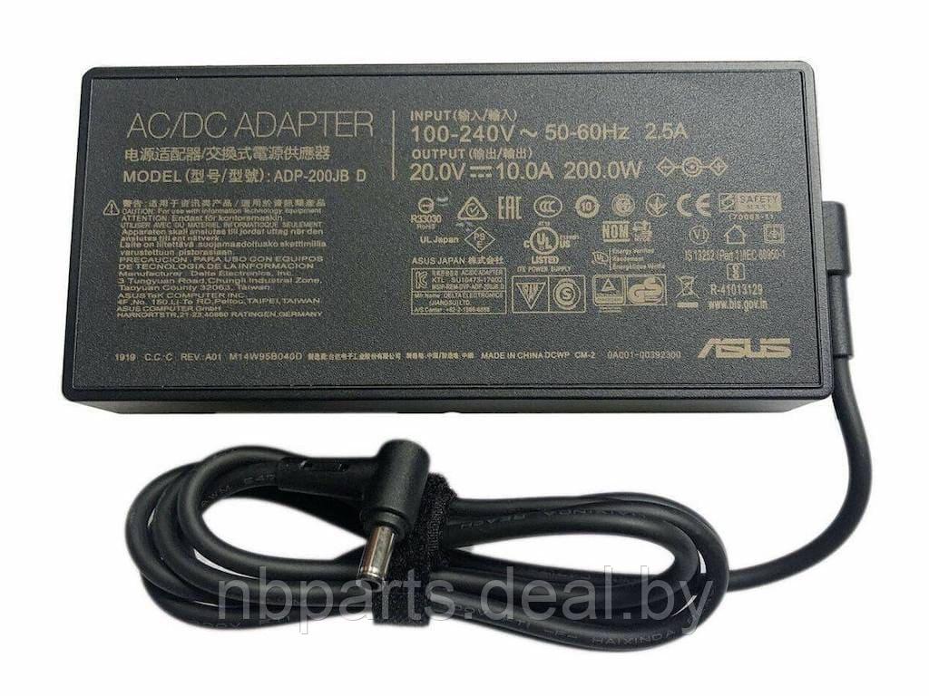 Блок питания (зарядное устройство) для ноутбука Asus 200W, 20V 10A, 6.0x3.7, ADP-200EB, оригинал с сетевым - фото 1 - id-p197869315