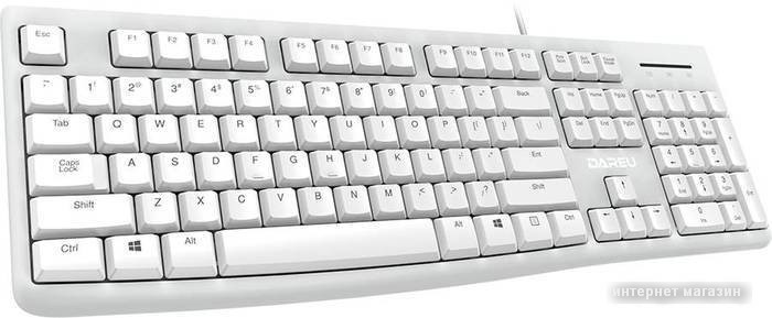 Клавиатура Dareu LK185 (белый) - фото 3 - id-p220591637