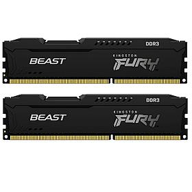 Kingston DRAM 16GB 1866MHz DDR3 CL10 DIMM (Kit of 2) FURY Beast Black EAN: 740617317985