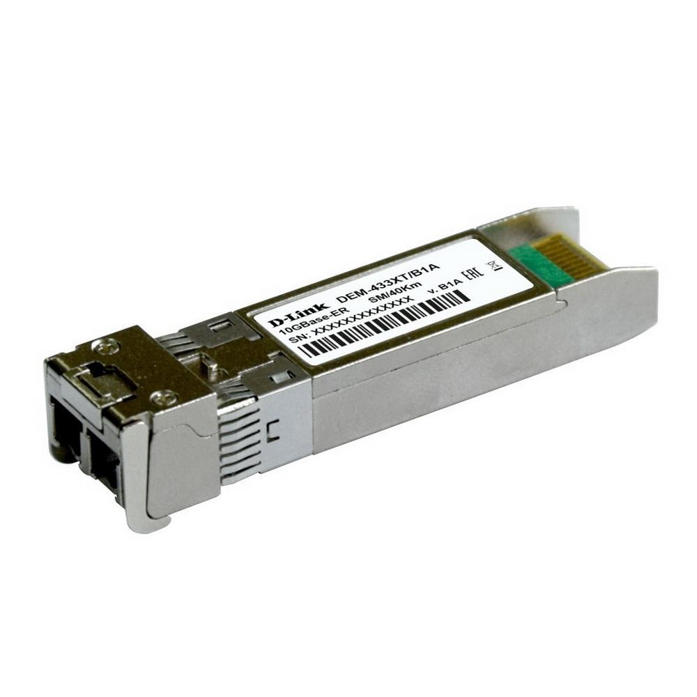 Трансивер D-LINK 433XT/B1A SFP+ Transceiver, 10GBase-ER, Duplex LC, 1550nm, Single-mode, 40KM - фото 1 - id-p214275070
