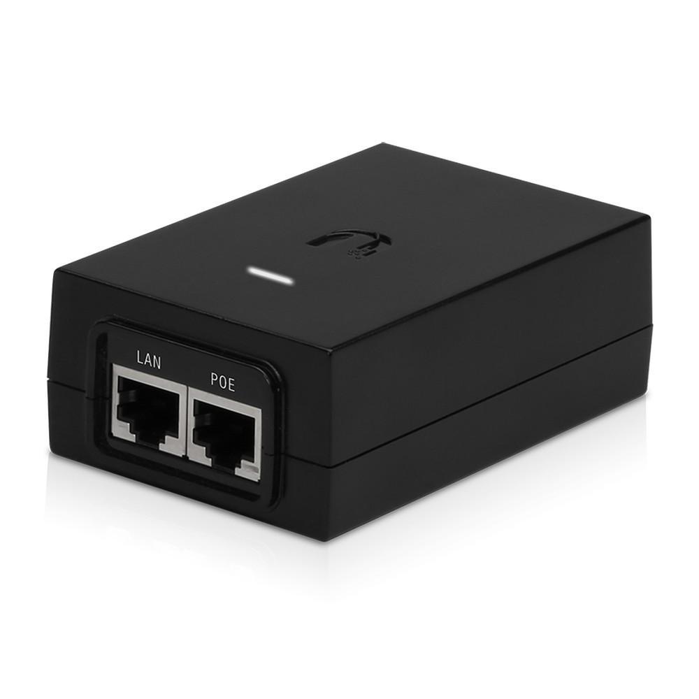 UBIQUITI POE-48-24W Блок питания с PoE, 220 VAC - 48VDC 0.5A (черный)