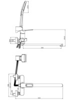 Смеситель Rossinka Silvermix RS46-32 - фото 2 - id-p220595534