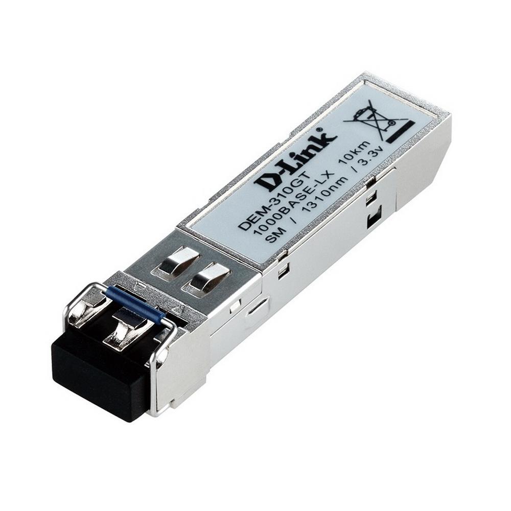 D-Link 310GT/A1A OEM SFP-трансивер с 1 портом 1000Base-LX для одномодового оптического кабеля (до 10 км) - фото 1 - id-p211090095