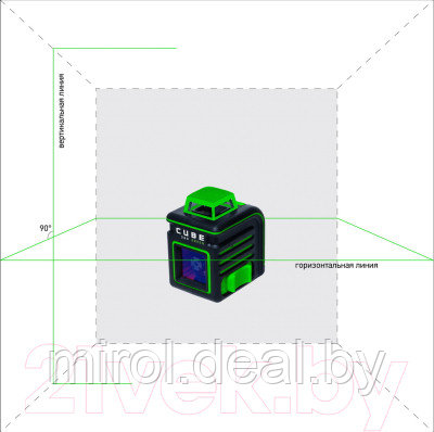 Лазерный нивелир ADA Instruments Cube 360 Green Ultimate Edition / A00470 - фото 2 - id-p220597759