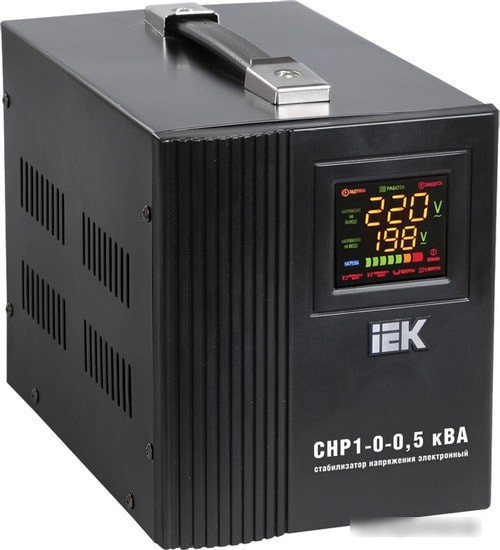 Стабилизатор напряжения IEK Home 0,5 кВА СНР1-0-0,5 - фото 1 - id-p220601031