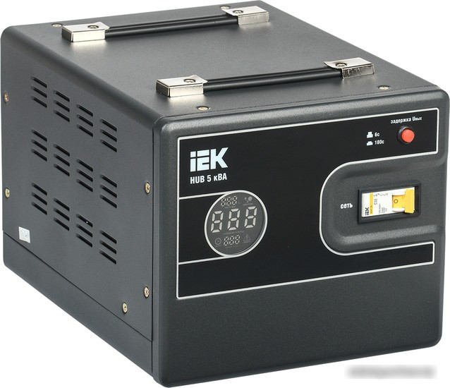 Стабилизатор напряжения IEK HUB 5 кВА IVS21-1-005-13 - фото 1 - id-p220601036