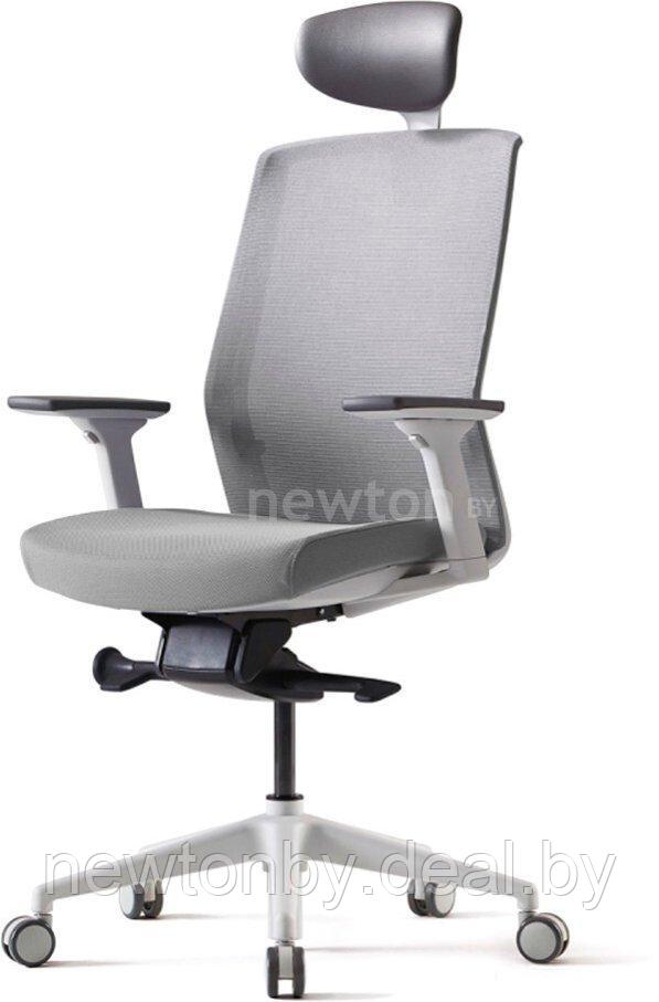 Кресло Bestuhl J1 White Pl с подголовником (серый) - фото 1 - id-p220601233