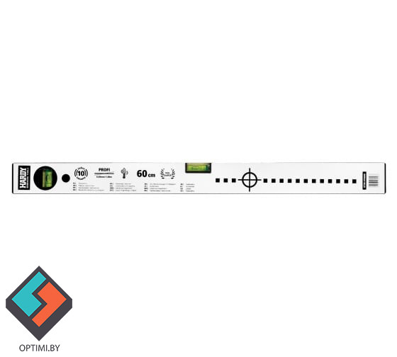 Уровень алюминиевый 60 см Hardy - фото 1 - id-p220603360