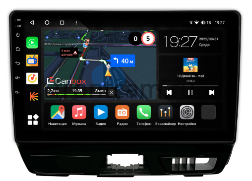Штатная магнитола Hyundai Veloster 2 (2018-2022) Canbox на Android 10 (4G-SIM, 4/64, DSP, QLed)