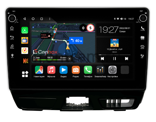 Штатная магнитола Hyundai Veloster 2 (2018-2022) Canbox на Android 10 (4G-SIM, 2/32, DSP, QLed)