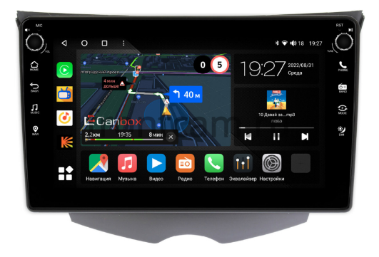 Штатная магнитола Hyundai Veloster I 2011-2017 Canbox  на Android 10 (4G-SIM, 2/32, DSP, QLed)