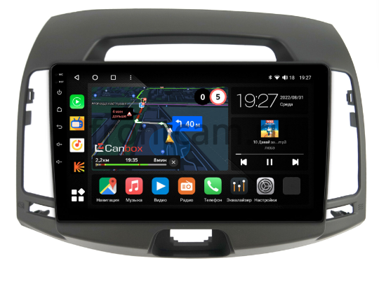 Магнитола в штатное место 2 din Hyundai Elantra 4 (HD) (2006-2011)  на Android 10 4G-SIM, 2/32, DSP