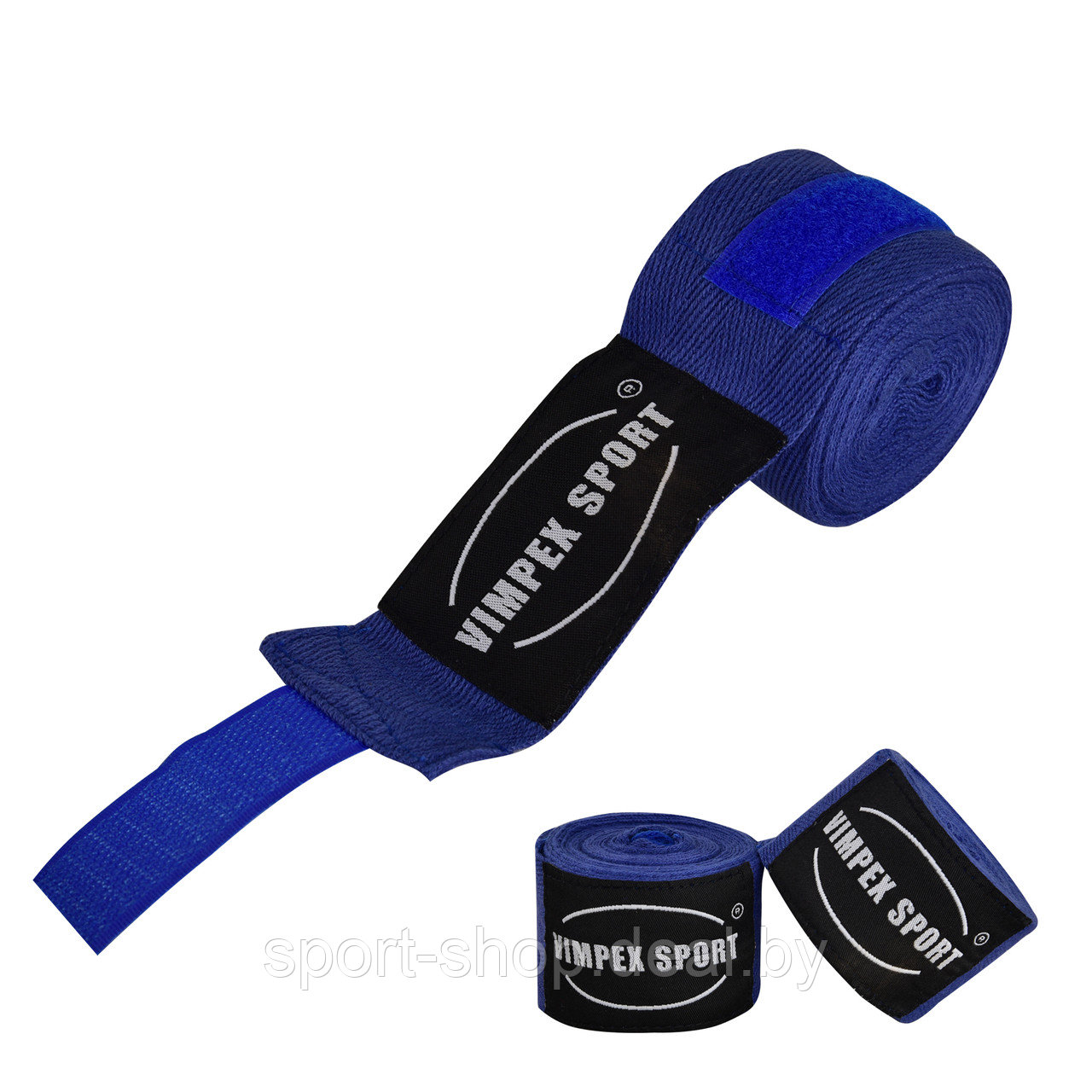 Боксерский бинт Синий (2,5 м.) Vimpex Sport 4410, бинт для бокса, боксерские бинты, бинт синий - фото 1 - id-p168926019