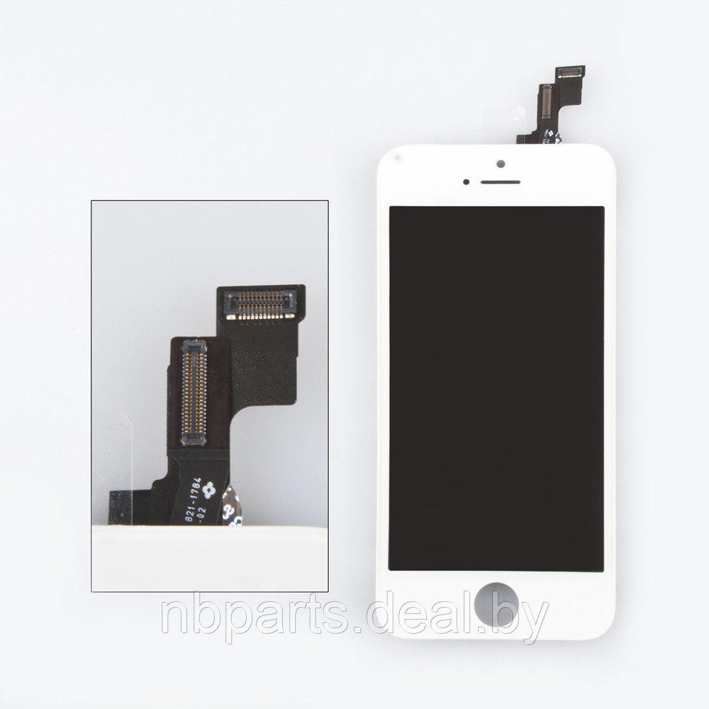 Дисплей для iPhone 5S, iPhone SE с тачскрином, (Hancai) белый LCD - фото 1 - id-p220604599