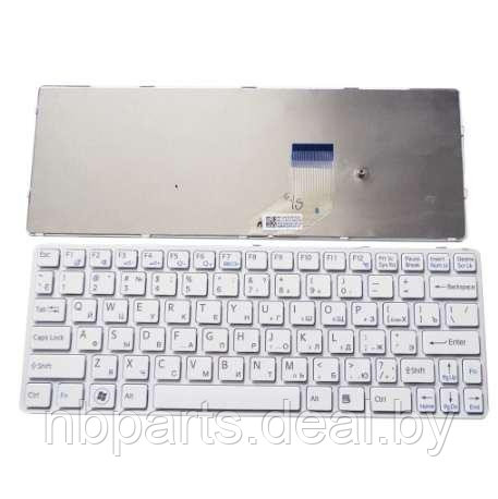 Клавиатура для ноутбука Sony SVE11, белая, RU - фото 1 - id-p220604542