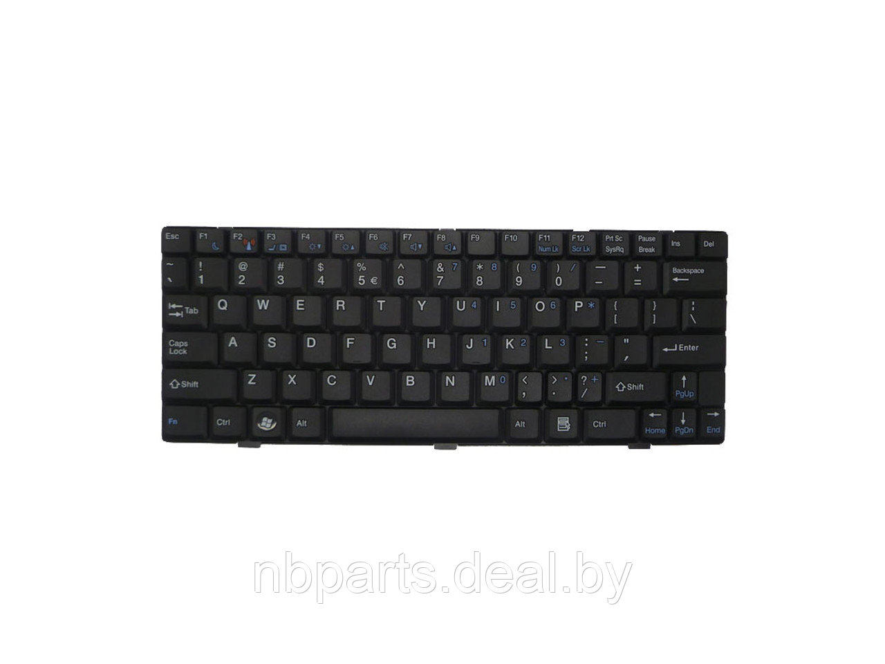 Клавиатура для ноутбука Gigabyte Q1088C, чёрная, RU (Сервисный оригинал) - фото 1 - id-p220605140
