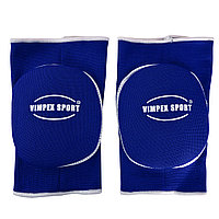 Наколенники волейбольные Синие Vimpex Sport 8600 Размер XS, наколенники мягкие, наколенники спортивные