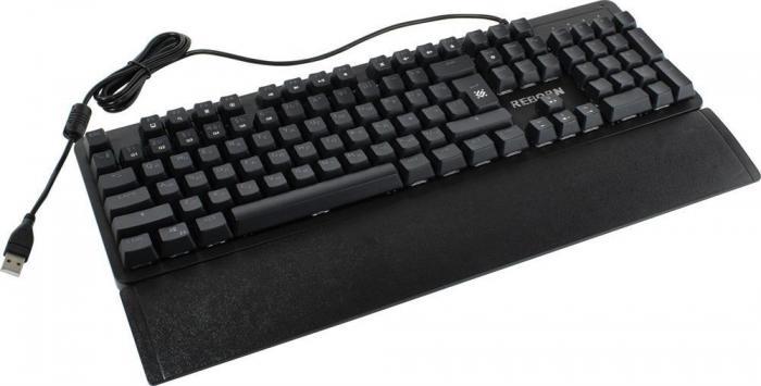 Игровая клавиатура с подсветкой Defender Reborn GK-165DL 45165 механическая геймерская USB для компьютера - фото 7 - id-p202225466