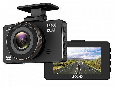 Автомобильный видеорегистратор с двумя камерами LEXAND LR400 DUAL Full HD с парковочной камерой заднего вида - фото 1 - id-p220290932