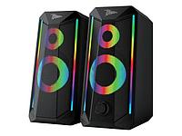 Компьютерные колонки Qumo Tornado AS008 32854 для компьютера ноутбука с RGB подсветкой