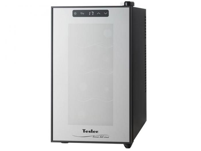 Винный шкаф барный Tesler WCV-080 мини-бар холодильник для вина напитков - фото 1 - id-p220462426