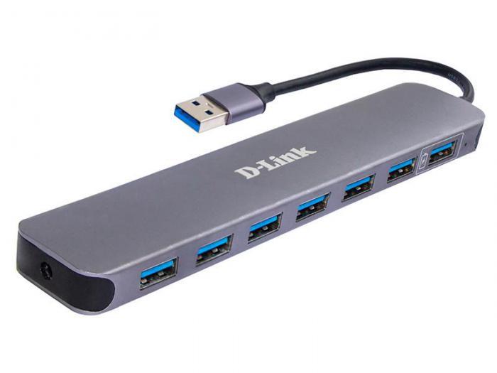 Хаб USB D-Link DUB-1370/B1A - фото 1 - id-p220462471