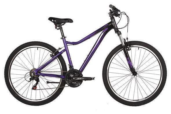 Горный велосипед 26 дюймов взрослый женский скоростной алюминиевый STINGER 26AHV.LAGUSTD.17VT2 фиолетовый