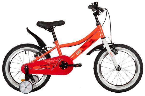 Детский велосипед для девочек с приставными колесами NOVATRACK 167CALIBRI1V.CRL22 коралловый - фото 1 - id-p220532199
