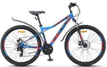 Скоростной велосипед для взрослых с дисковыми тормозами STELS Navigator 710 MD 27.5 дюймов рама 16" Синий - фото 1 - id-p220532228
